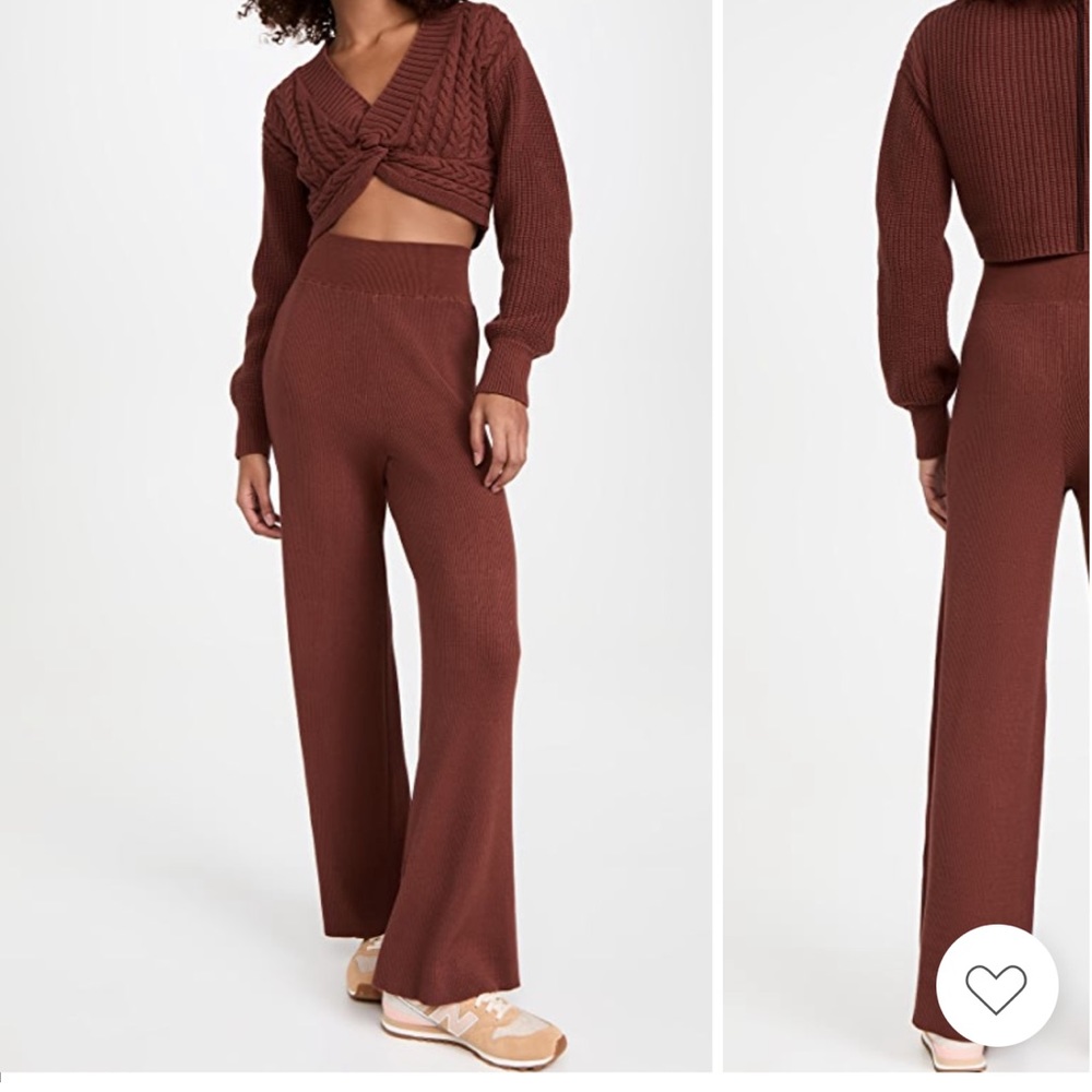 Free People Emilie Sweater 2 piece Set Large